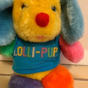 Vintage Rainbow Lollipop-pup doll